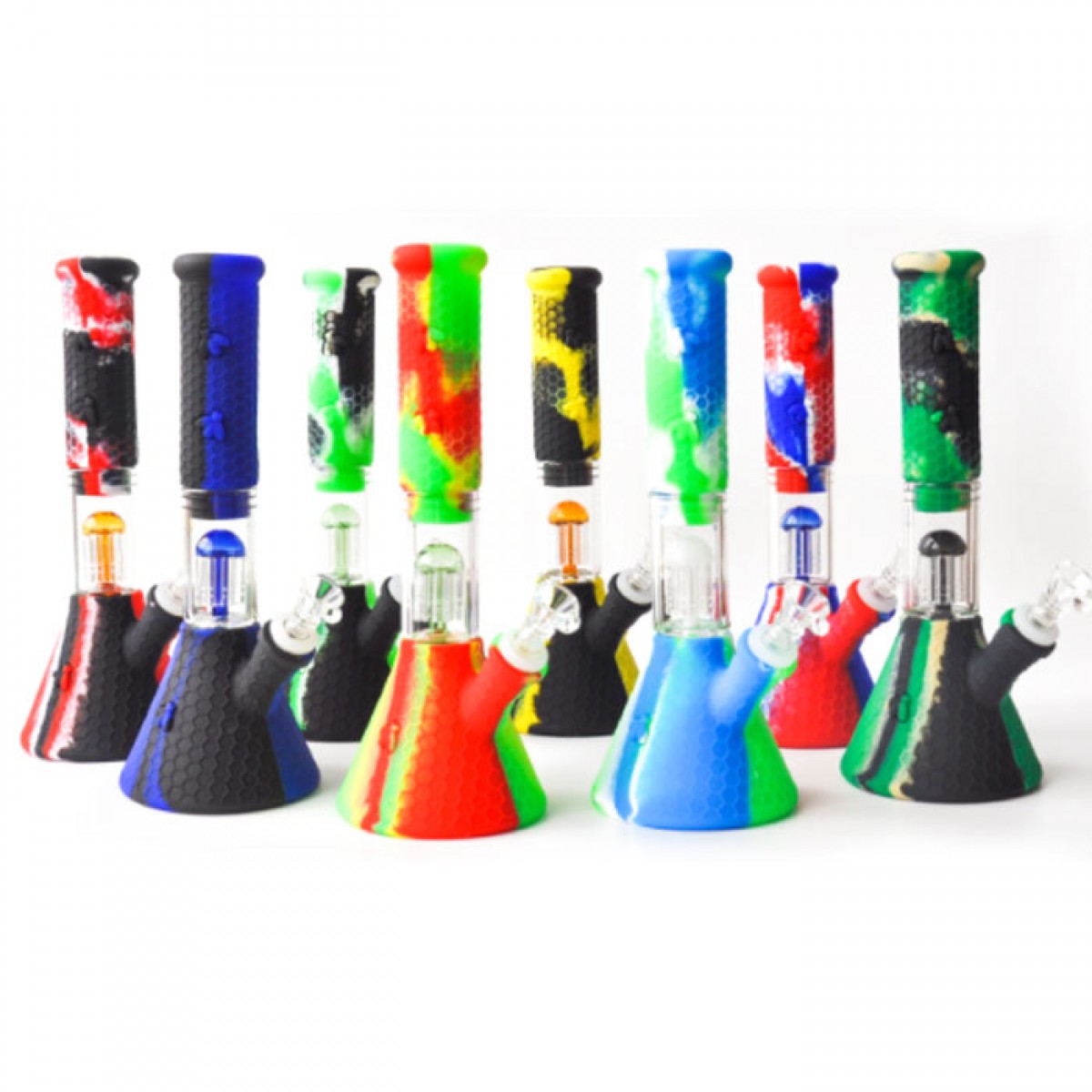 10.5 Inch Silicone Beaker Water Pipe